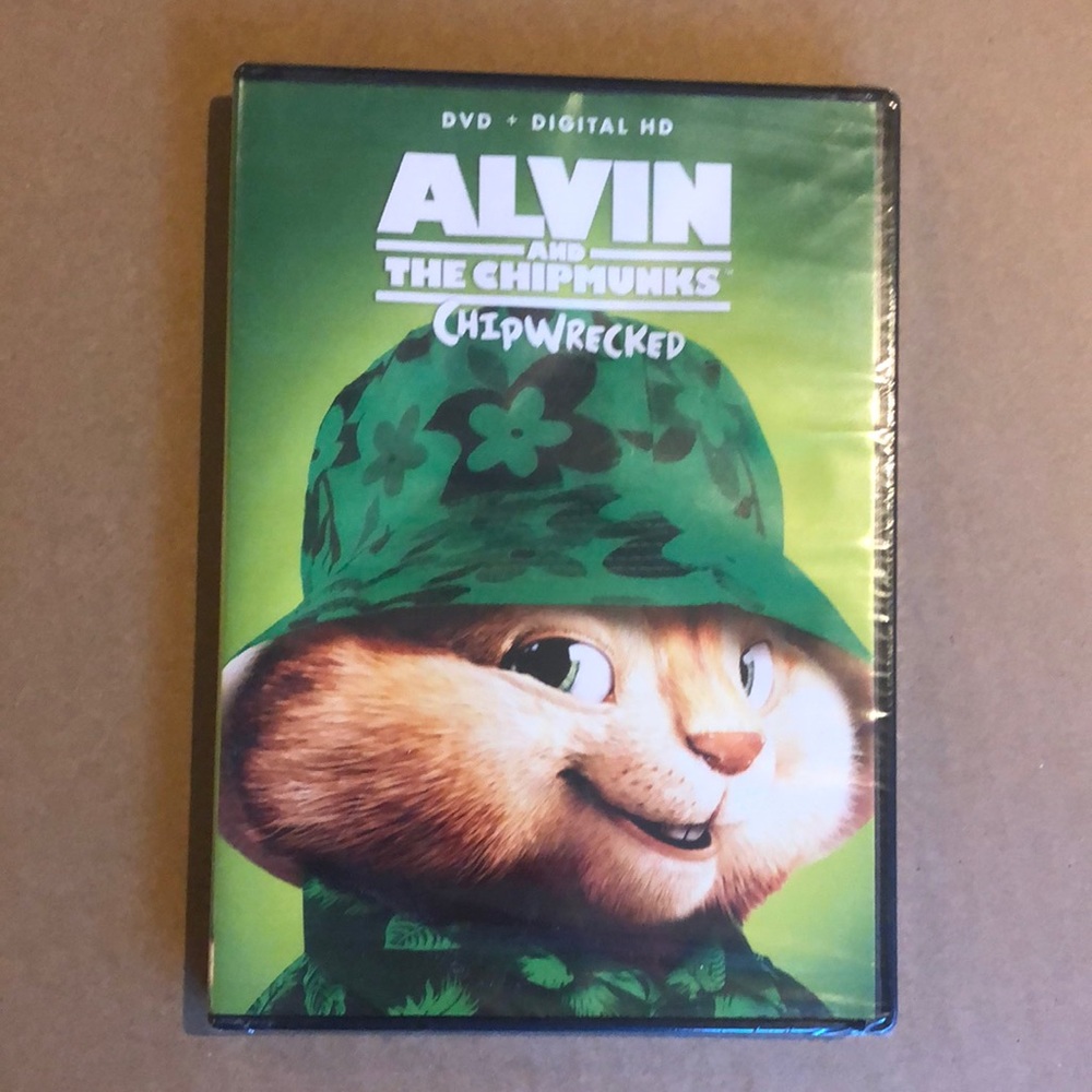 New in wrapper Alvin and The Chipmunks 3 DVD, chipwrecked